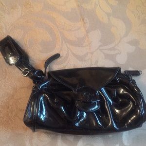 Just Cavalli patent leather wrist  bag